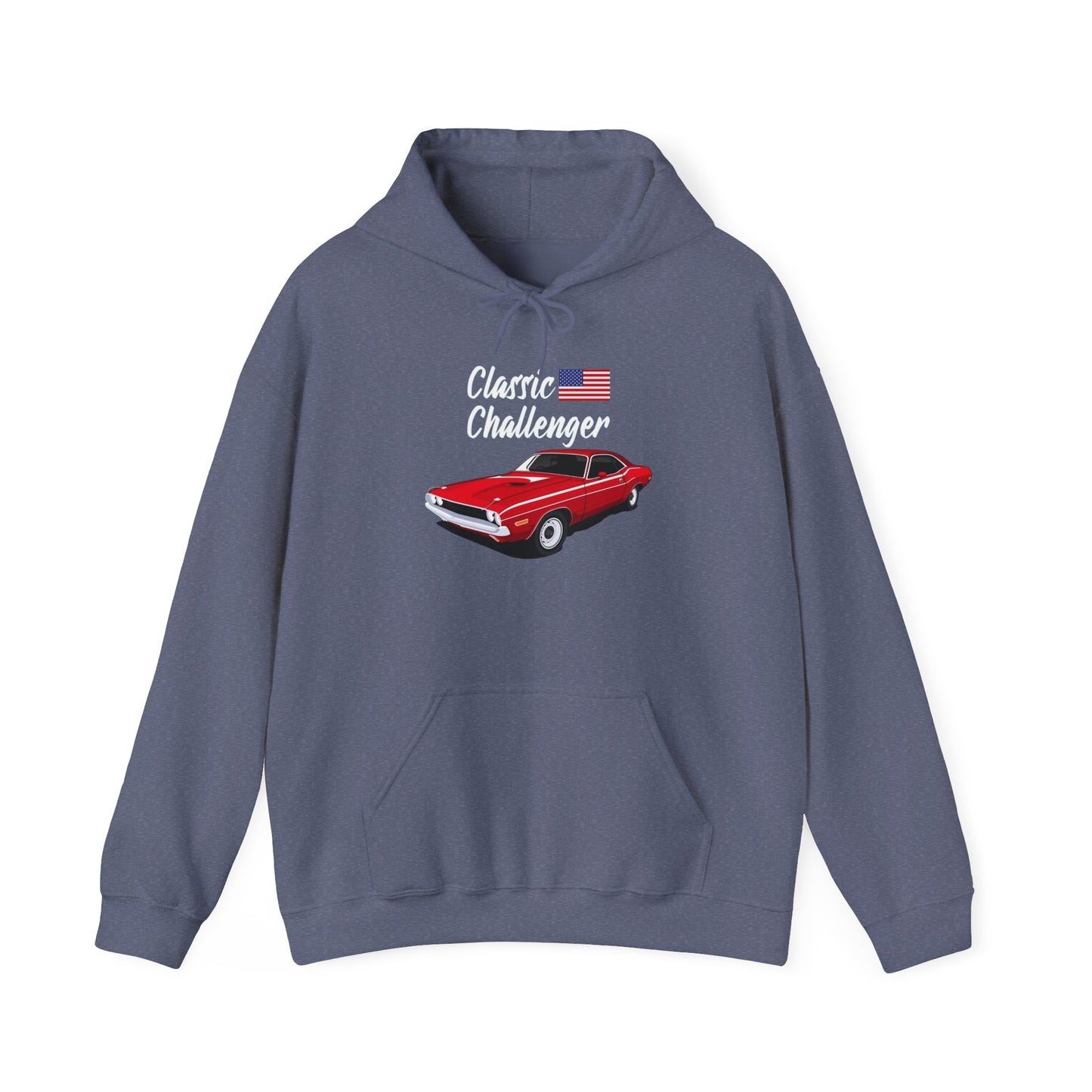 Classic Challenger USA Graphic Hoodie Unisex Heavy Blend™ Hooded Sweatshirt