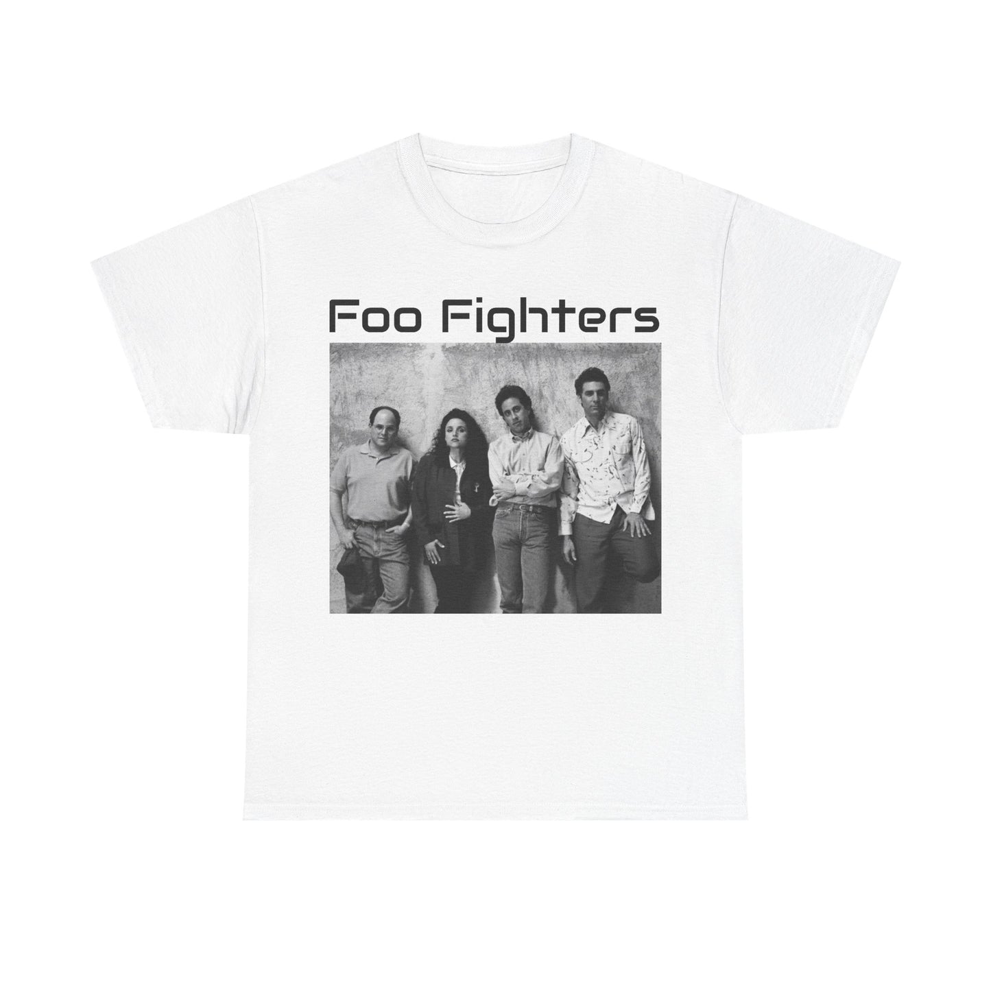 Foo fighters TShirt Seinfeld vintage New York funny band Unisex Heavy Cotton Tee