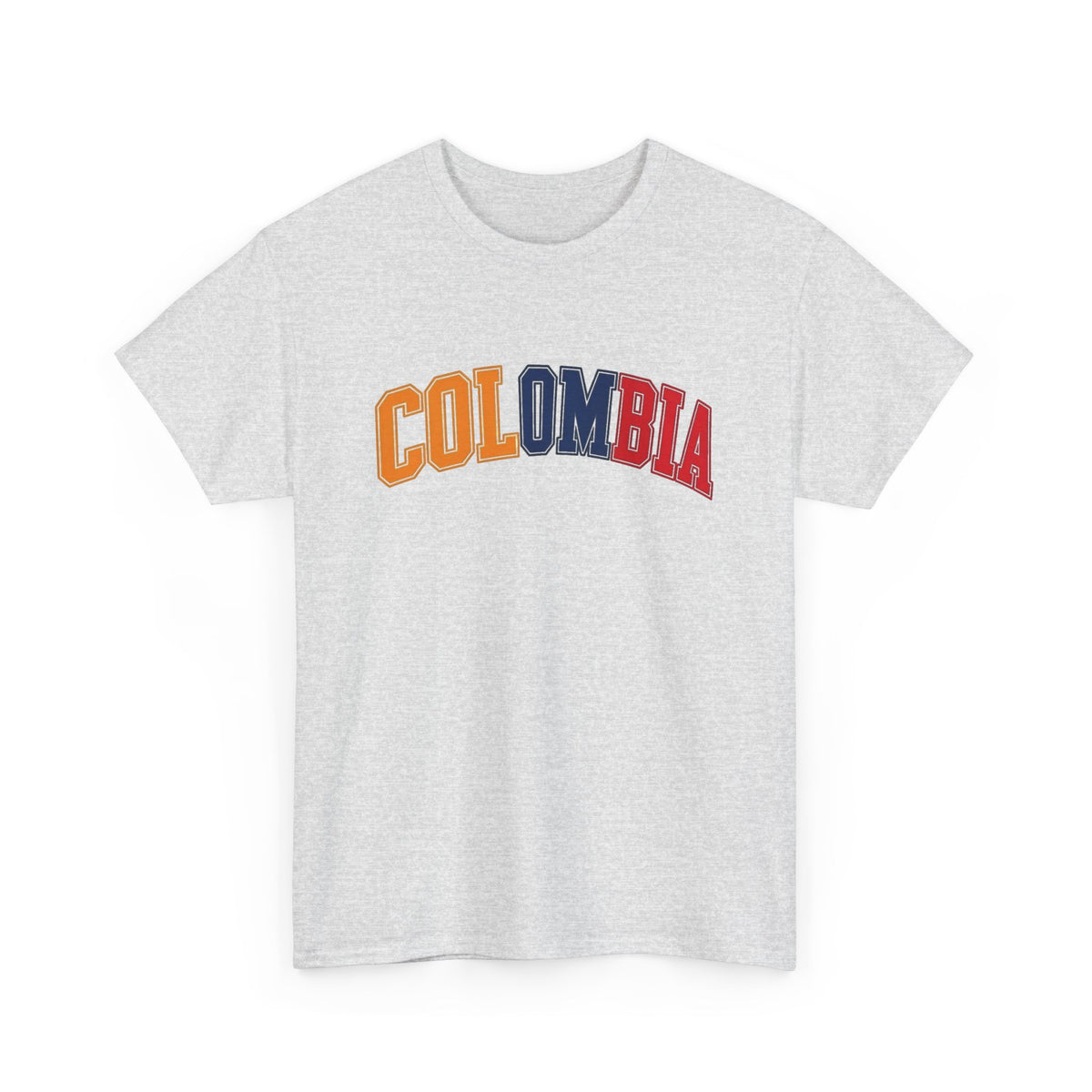 Colombia Graphic T Shirt Men's Classic Travel NEW Heavy Cotton Tee