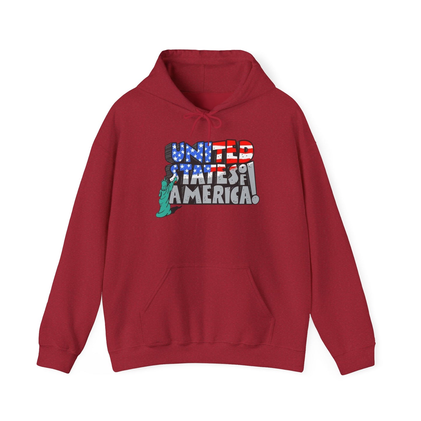 United States Of America Graphic Hoodie Unisex Heavy Blend™ Hooded Sweatshirt
