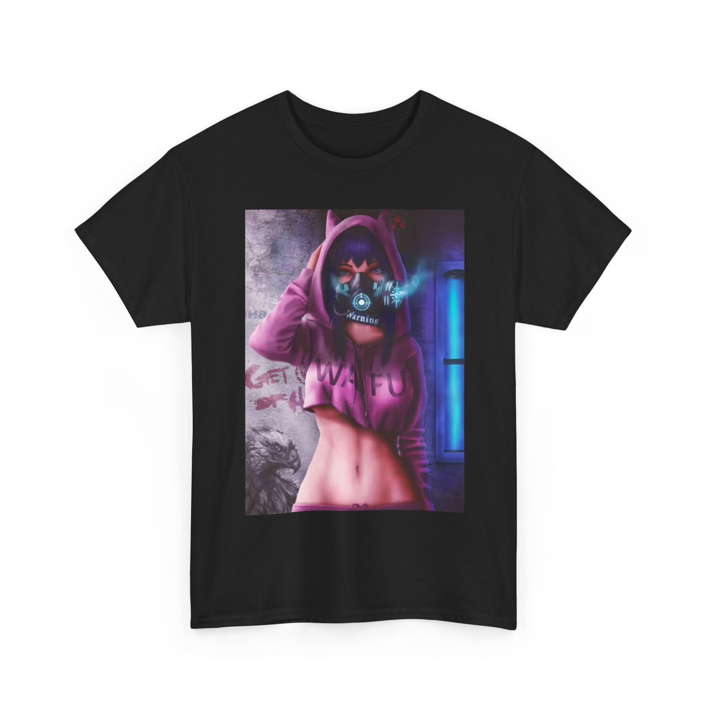 Waifu Anime T-shirt Girl Graphic Cartoon Retro Gaming Unisex Heavy Tee Gamer 47