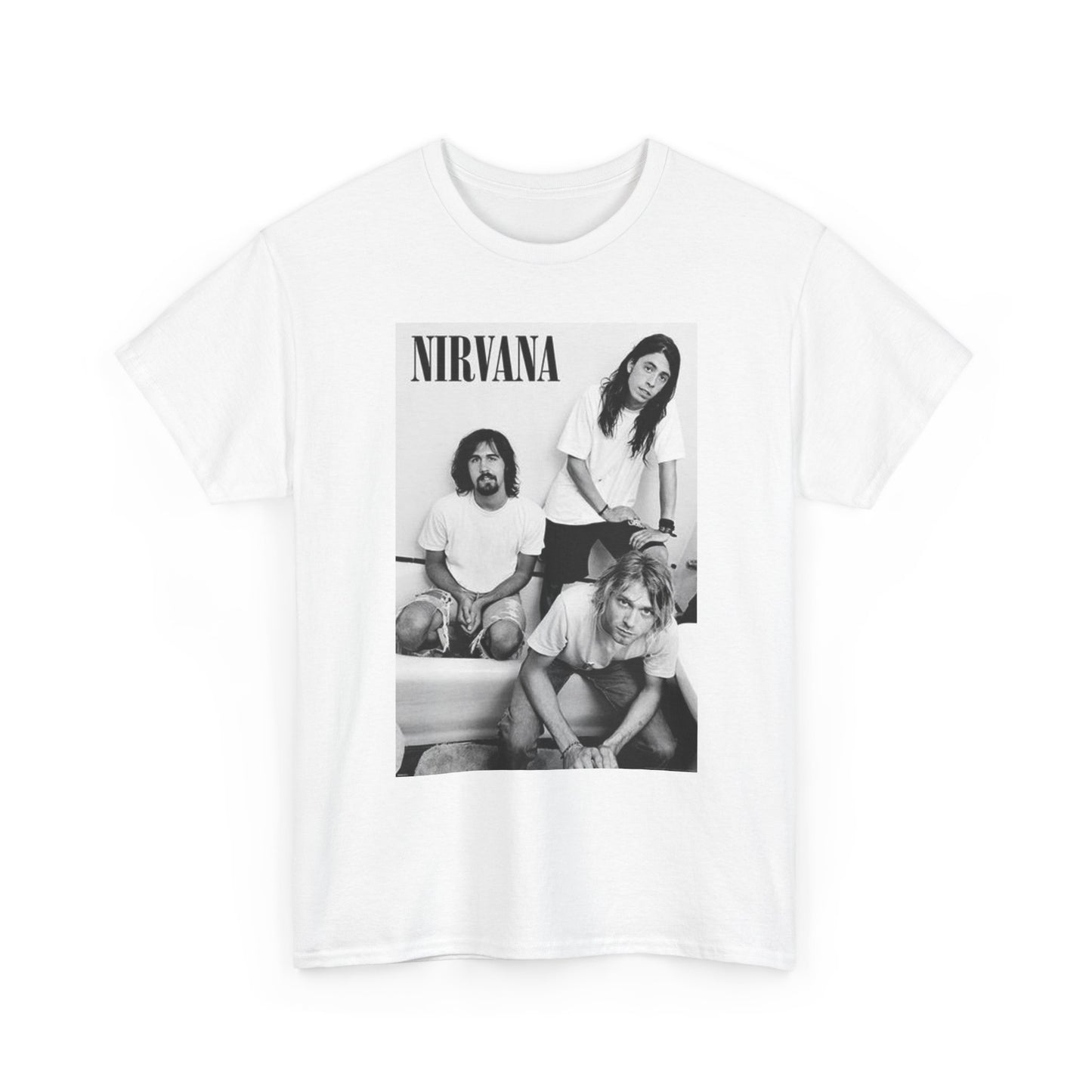Nirvana Graphic T Shirt Vintage Unisex Heavy Cotton Tee