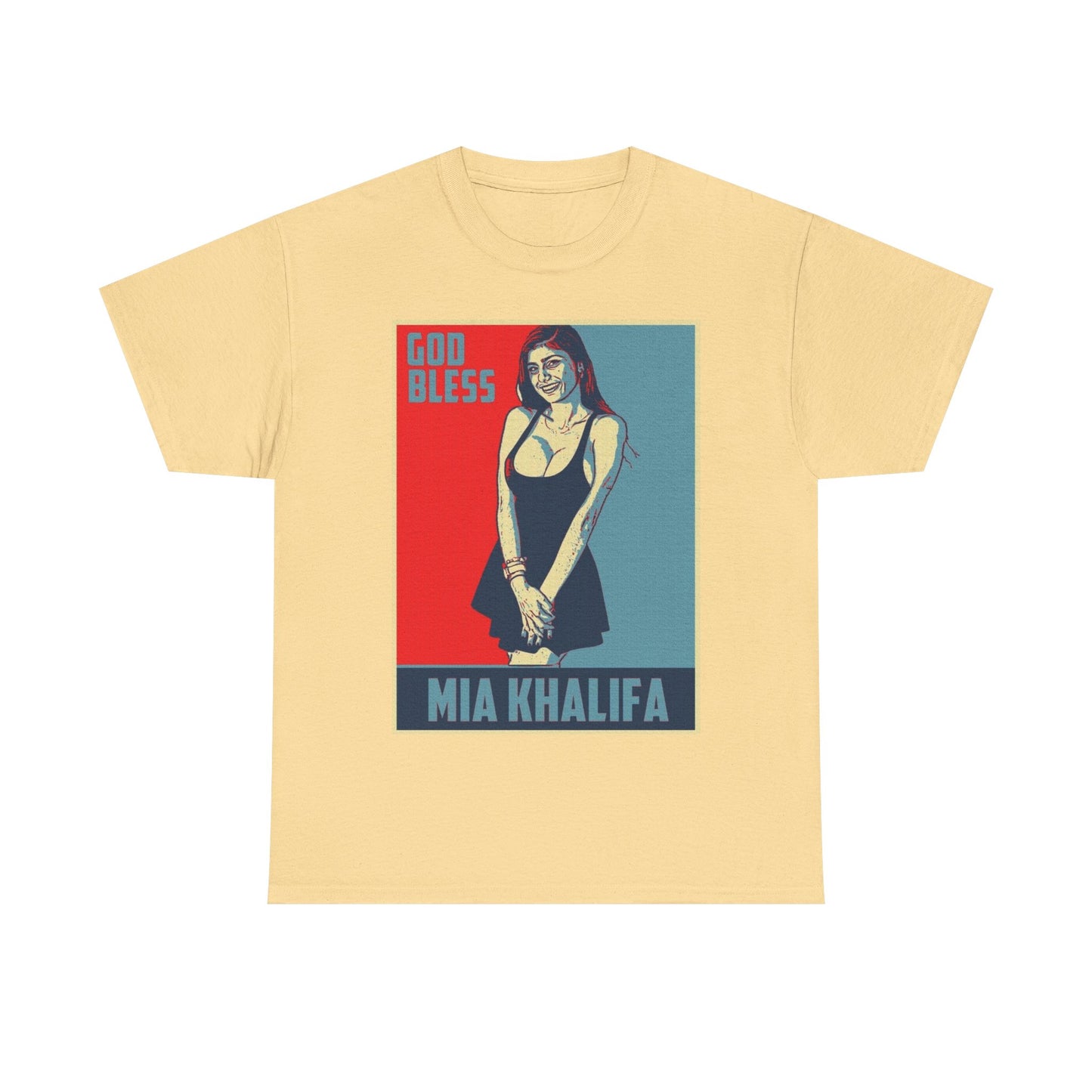 Mia Khalifa Graphic T Shirt Funny model Gift Onlyfans Unisex Heavy Cotton Tee