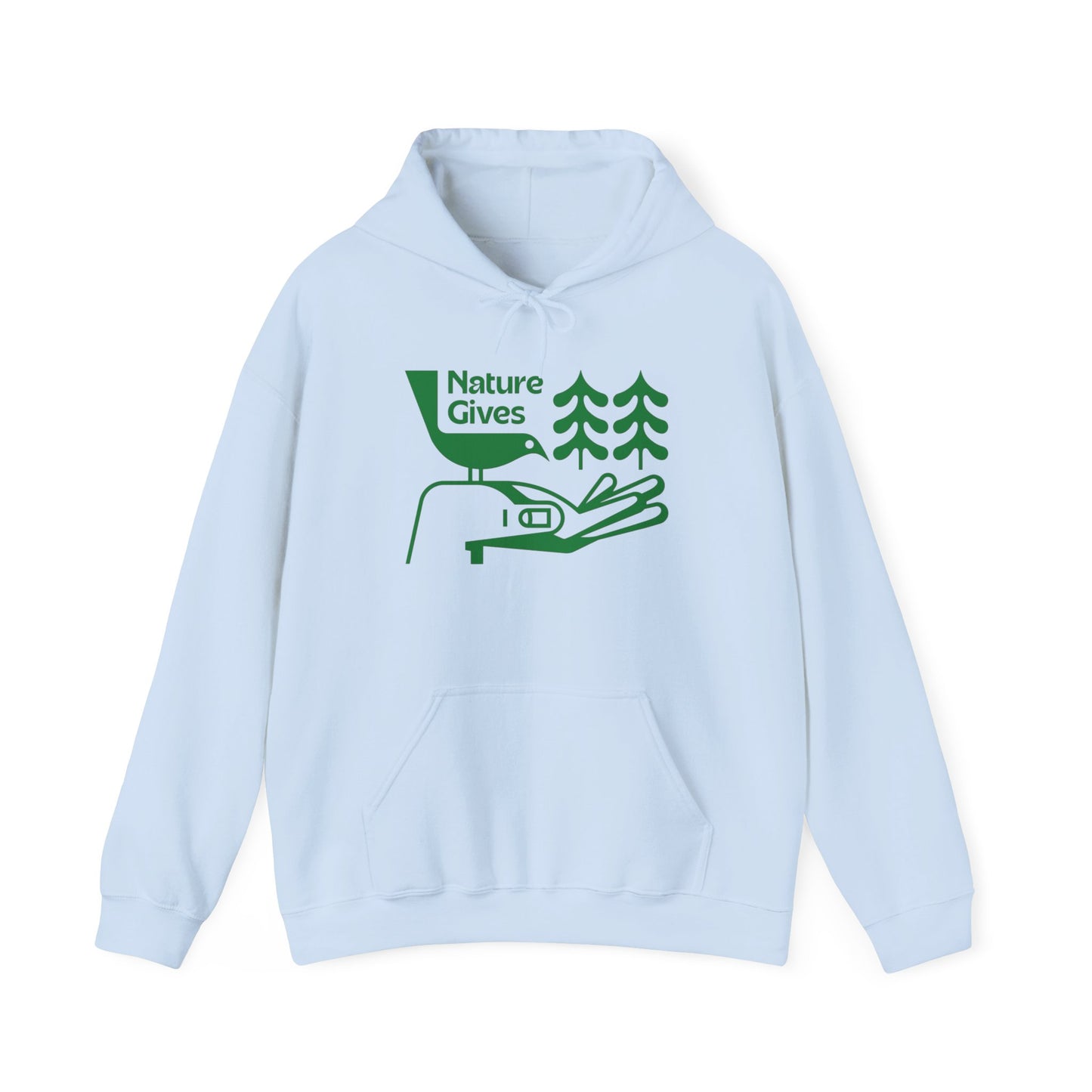Nature Gives Graphic Hoodie Unisex Heavy Blend™ Hooded Sweatshirt