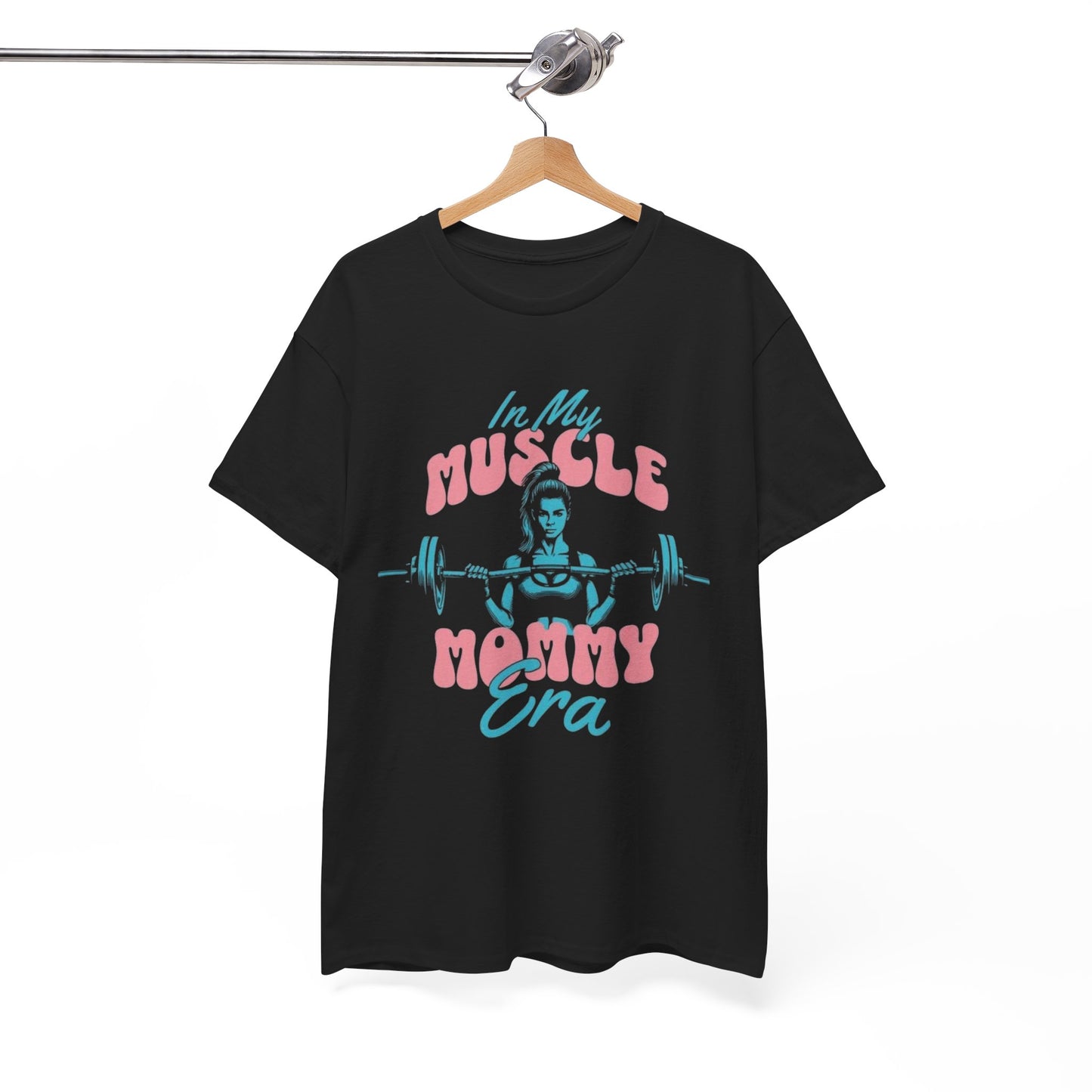 GYM Muscle Mommy Era Retro Graphic T Shirt Heavy Cotton Tee NEW ADULT UNISEX