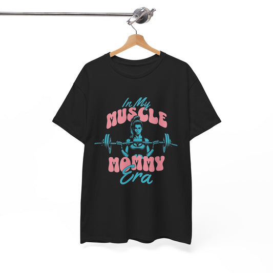 GYM Muscle Mommy Era Retro Graphic T Shirt Heavy Cotton Tee NEW ADULT UNISEX