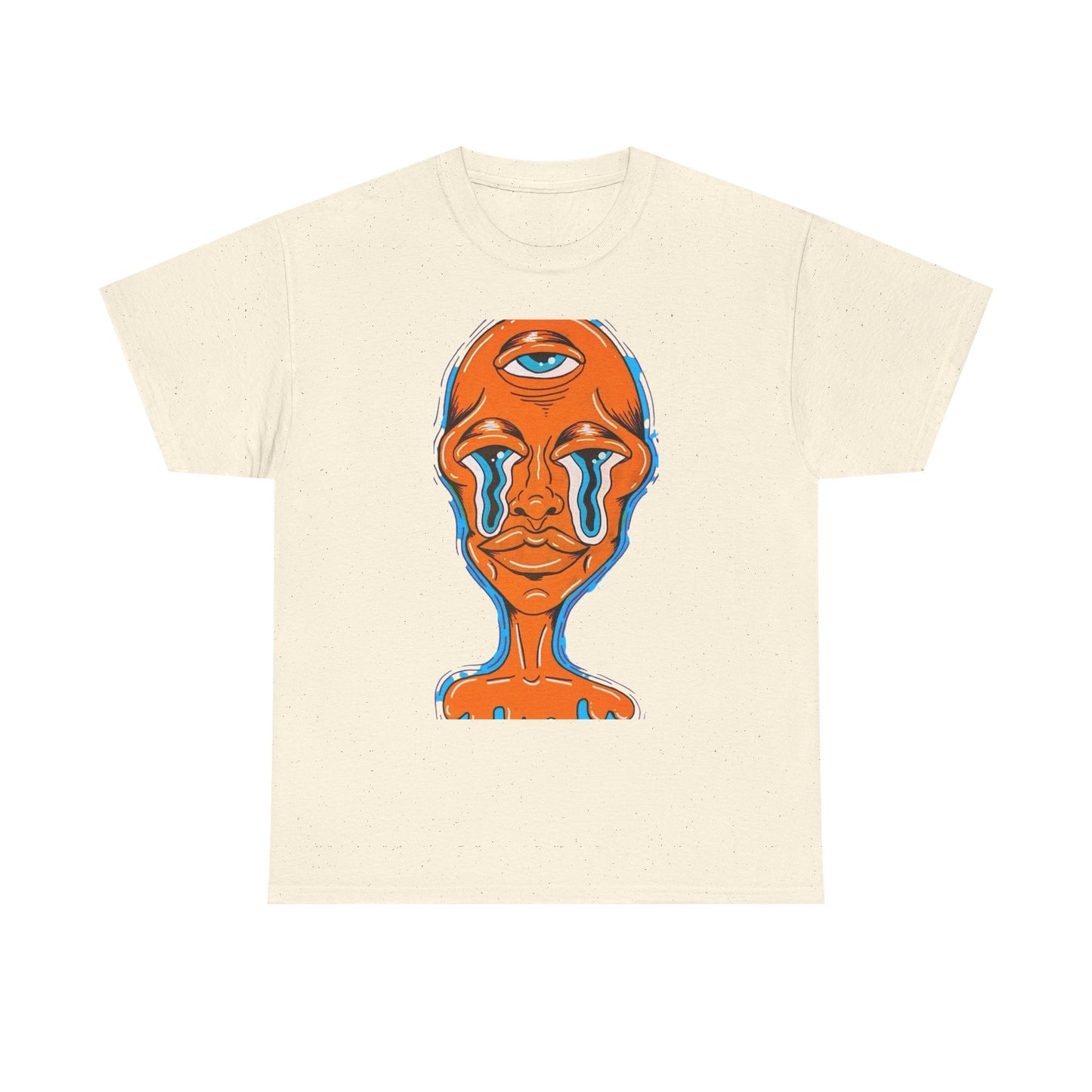 Alien Trippy Vibes Mushrooms Graphic T-Shirt Comfy Cotton Tee Brand NEW