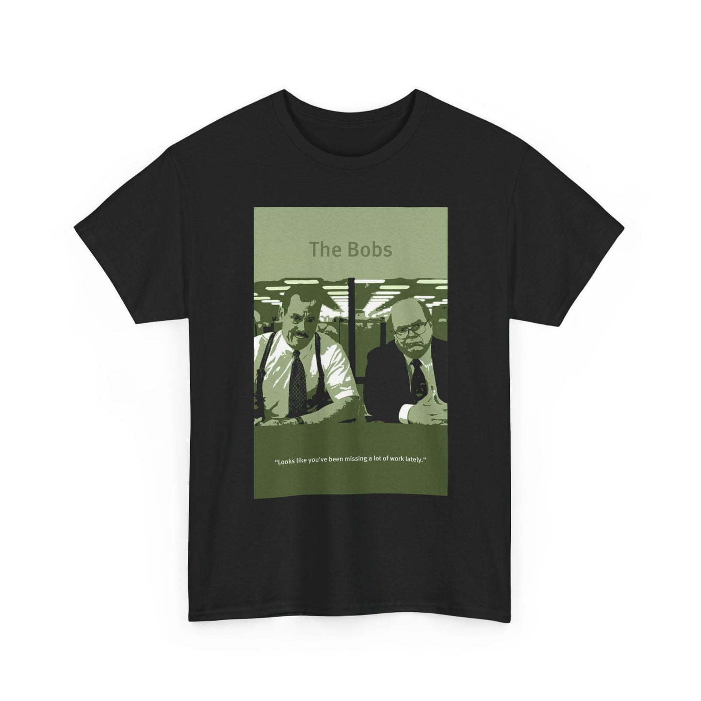 The Bobs Office Space Graphic T Shirt Vintage Movie Poster Unisex Heavy Cotton