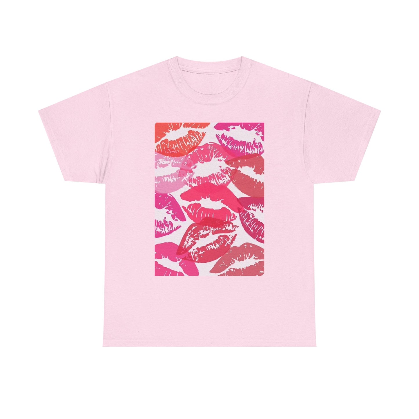 Kisses Graphic T Shirt Makeup Cosmetics Gift Unisex Heavy Cotton Tee