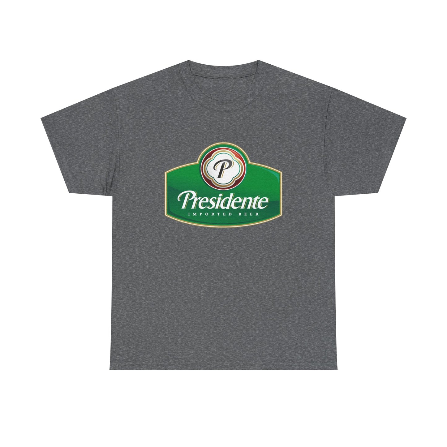 Presidente Beer Logo Shirt Retro Poster Unisex Heavy Cotton Tee