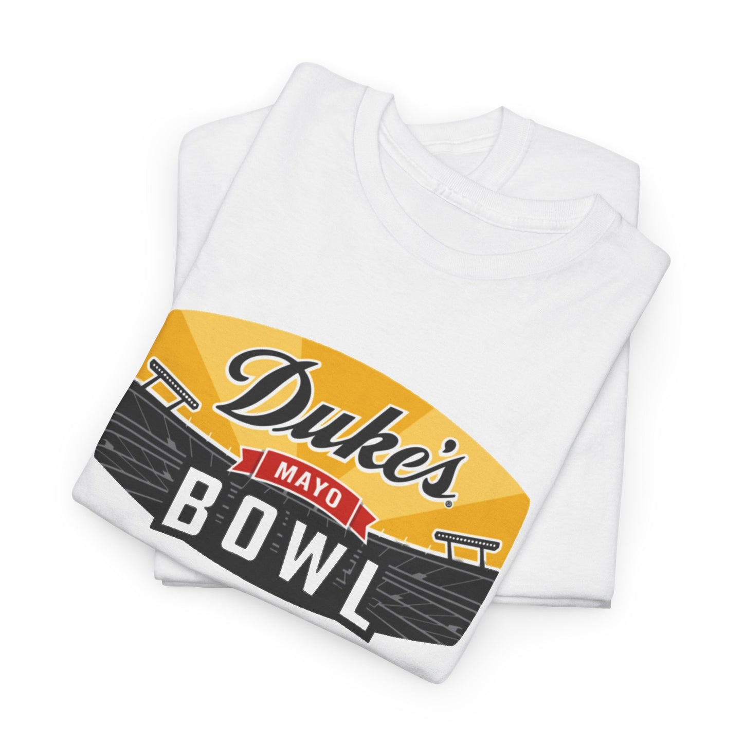 Dukes Mayo Graphic T Shirt Duke Bowl Retro Southern Unisex Heavy Cotton Tee