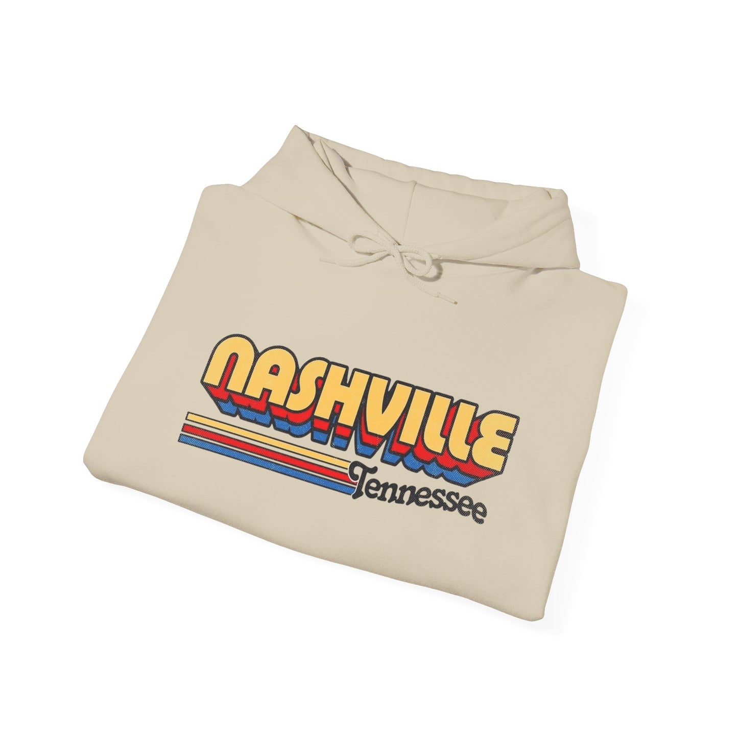 Nashville Tennessee Graphic Hoodie Unisex Heavy Blend™ Hooded Sweatshirt