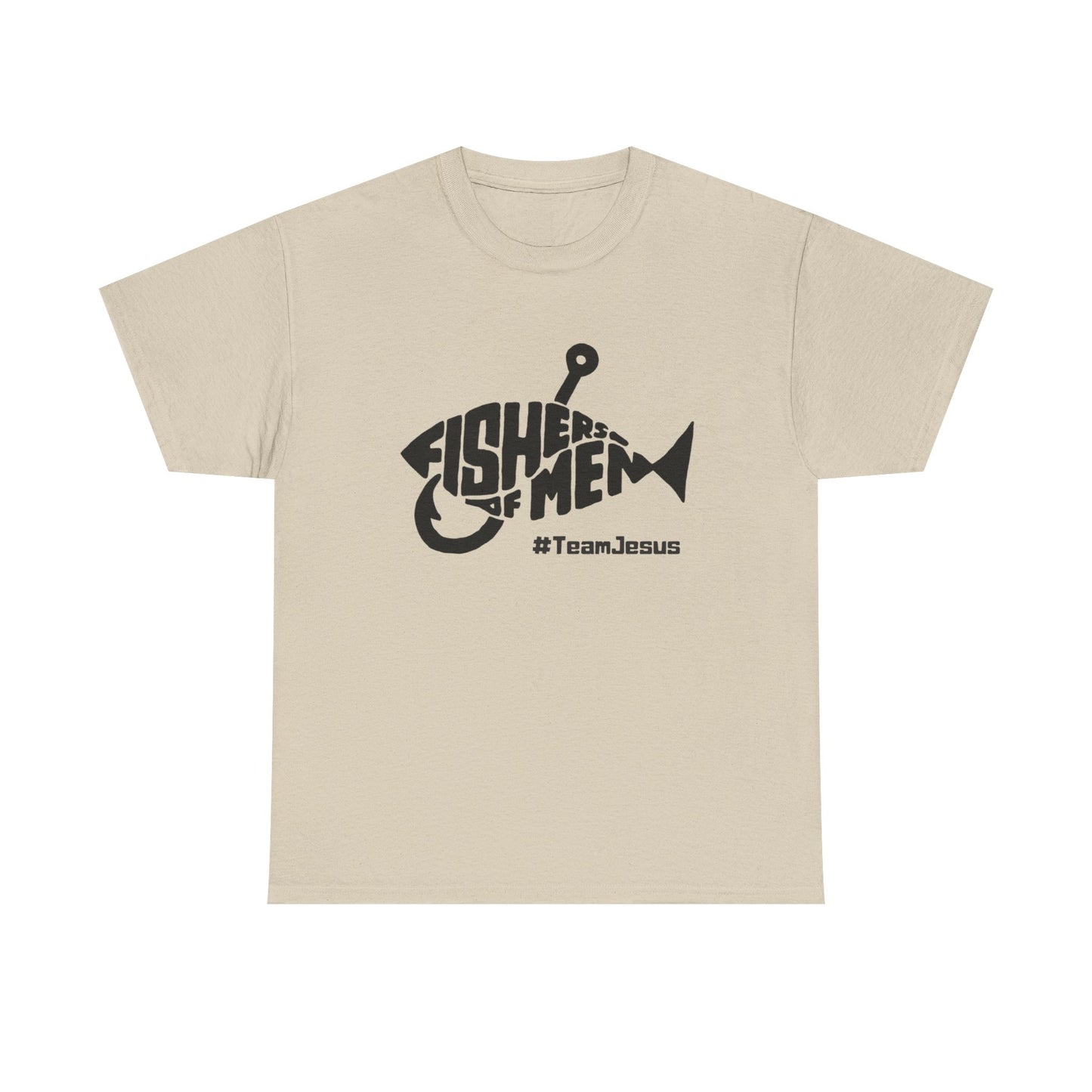 Fisherman Team Jesus Fish Graphic T Shirt NEW GIFT Unisex Heavy Cotton Tee