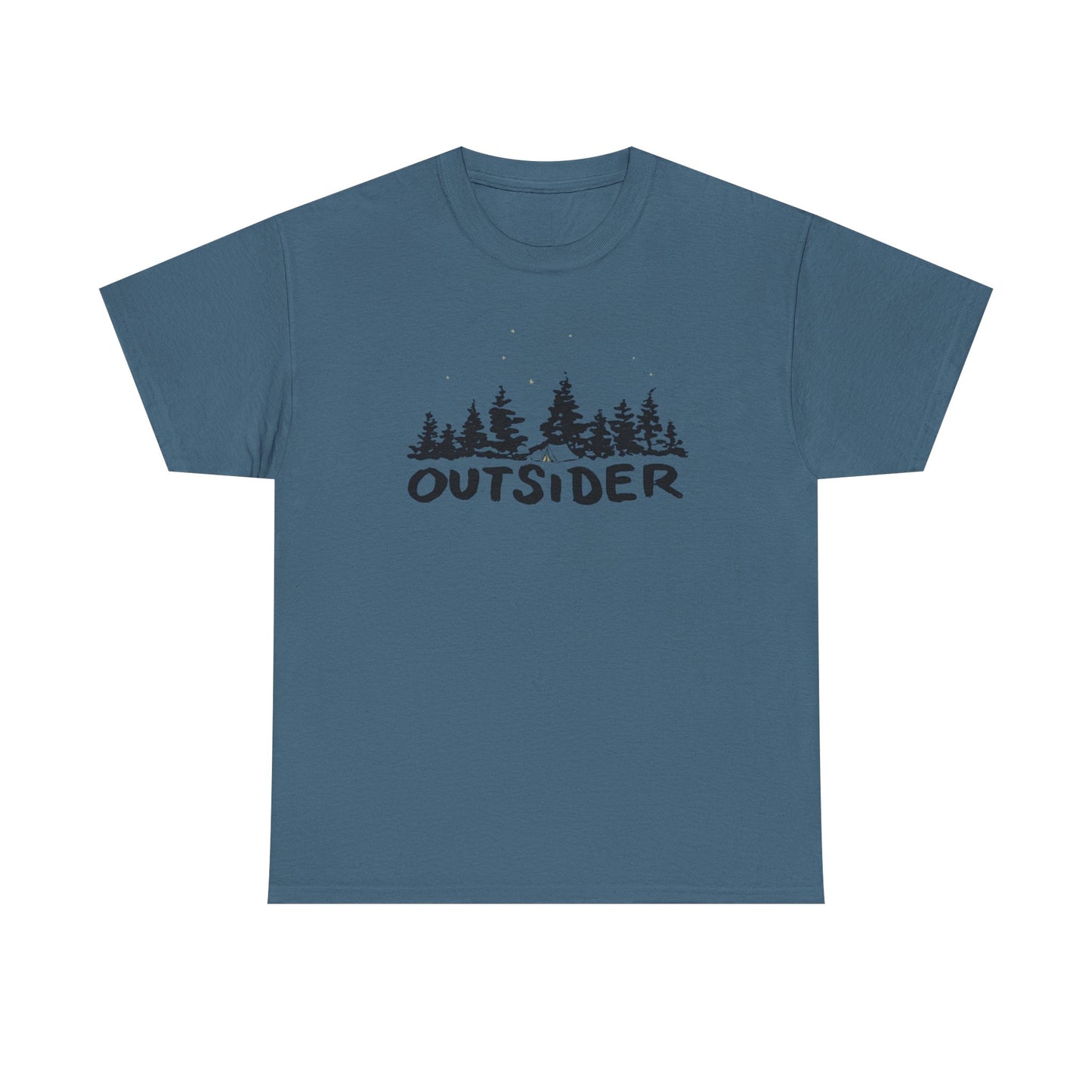 Outsider Camping Graphic T Shirt NEW ADULT