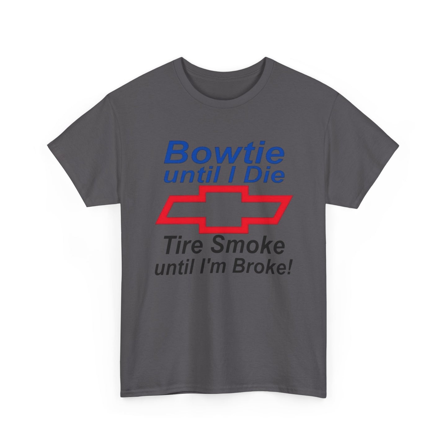 Chevrolet Bowtie Till I Die Retro Graphic T Shirt NEW ADULT Tee