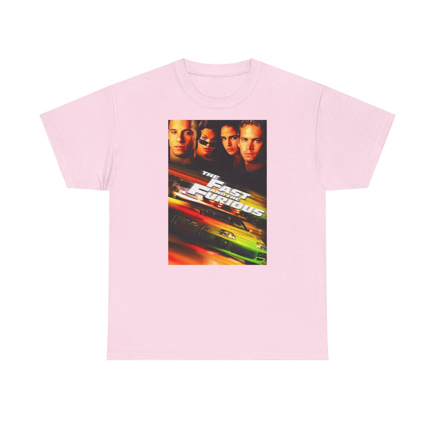 Fast and the furious T-shirt Retro Movie car club Cali Unisex Heavy Cotton Tee