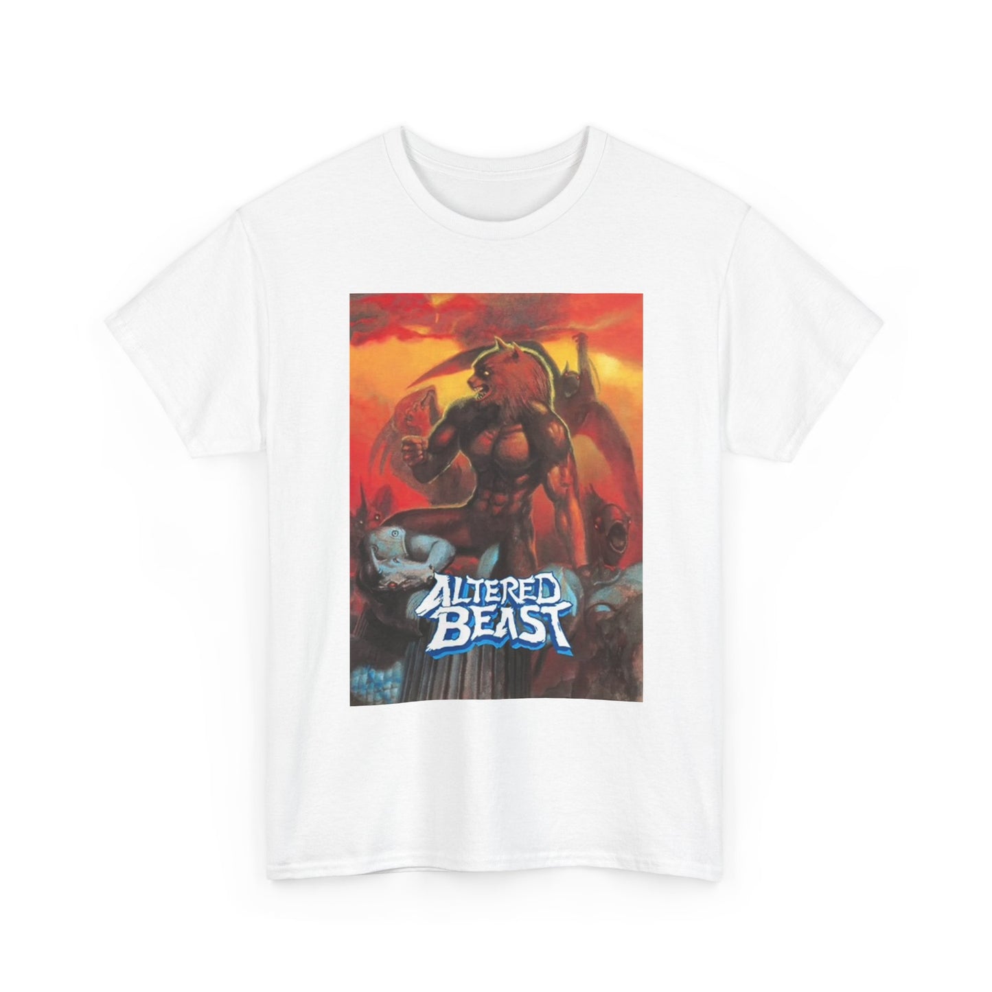 Altered Beast Graphic T Shirt Vintage Gaming Retro Unisex Heavy Cotton Tee