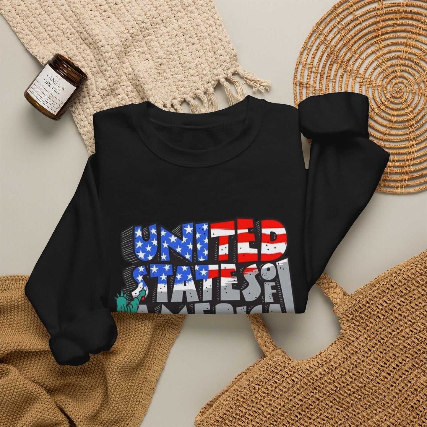 United States Of America Sweater NEW Unisex Heavy Blend™ Crewneck Sweatshirt