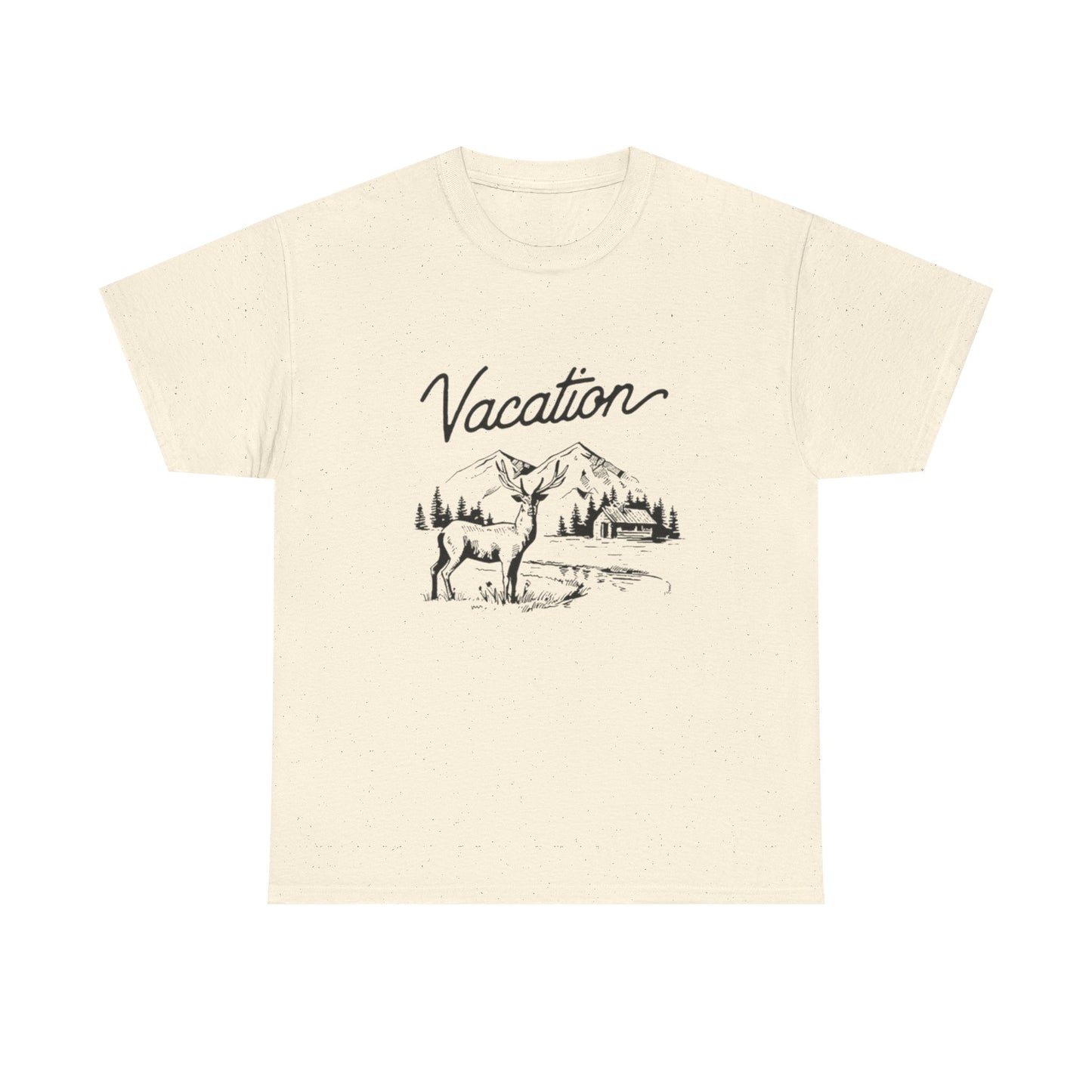 Vacation Camping Graphic T Shirt Unisex Heavy Cotton Tee