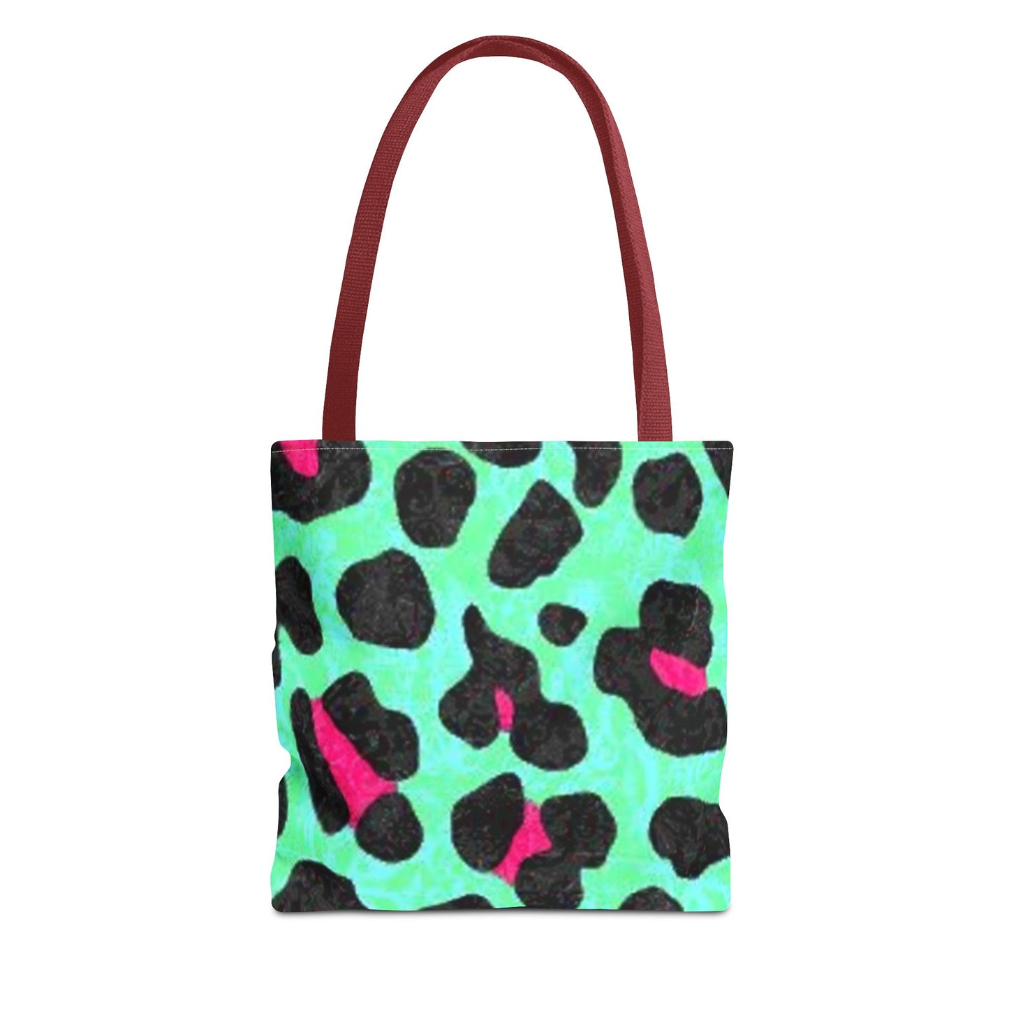 Green And Pink Cheetah Print BRAND NEW Purse, Pocketbook,Travel Tote Bag