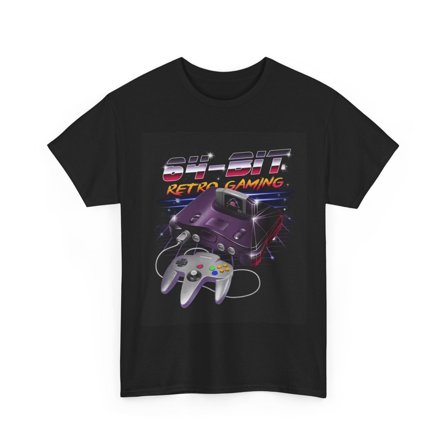 N64 Arcade Shirt vintage gaming graphic gamer 90s retro Unisex Heavy Cotton Tee