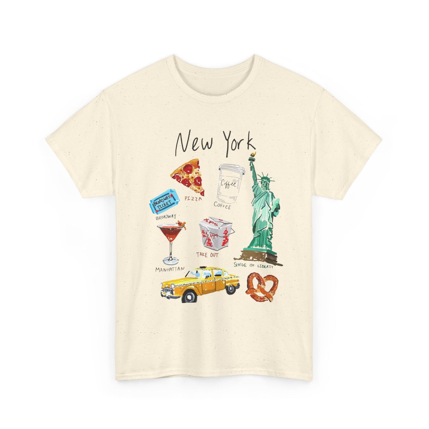 New York City Classics Graphic T Shirt Unisex NEW Heavy Cotton Tee