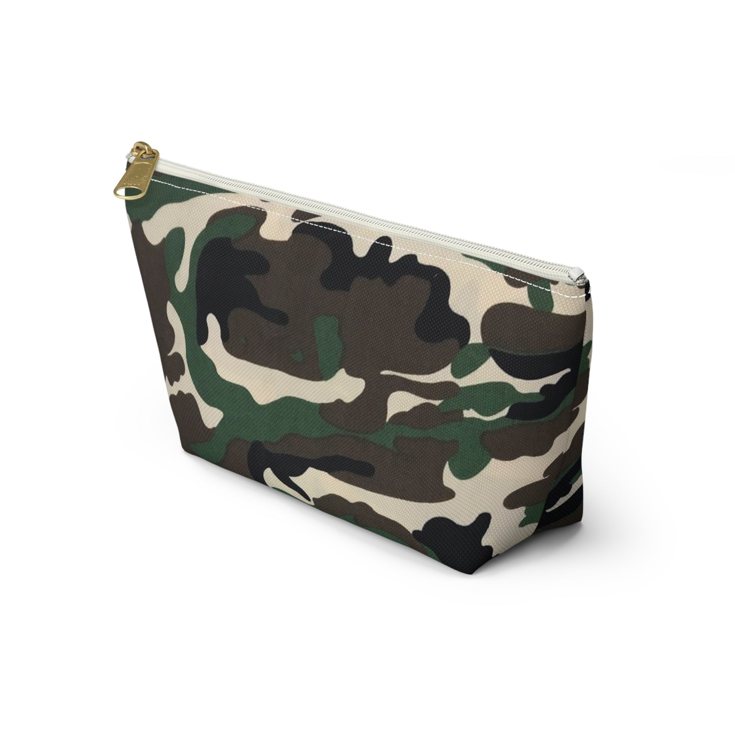 Camo Bag Travel Accessory Pouch w T-bottom Brand New