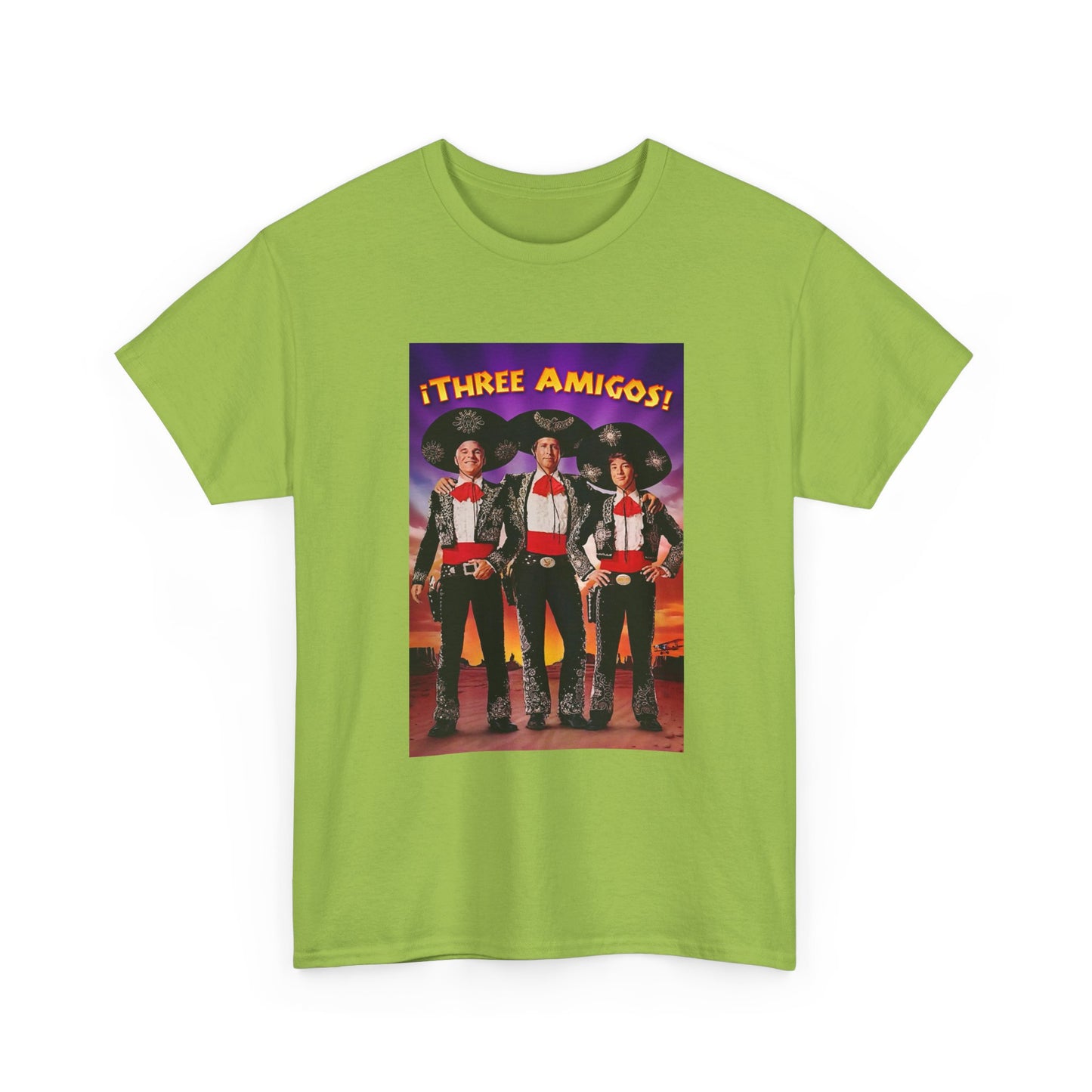 Three Amigos Tshirt Steve Martin Graphic Vintage Comedy Unisex Heavy Cotton Tee
