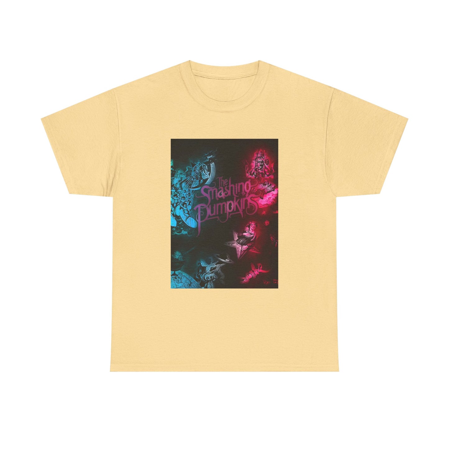 The Smashing Pumpkins Tshirt Vintage Merch Neon Unisex Heavy Cotton Tee