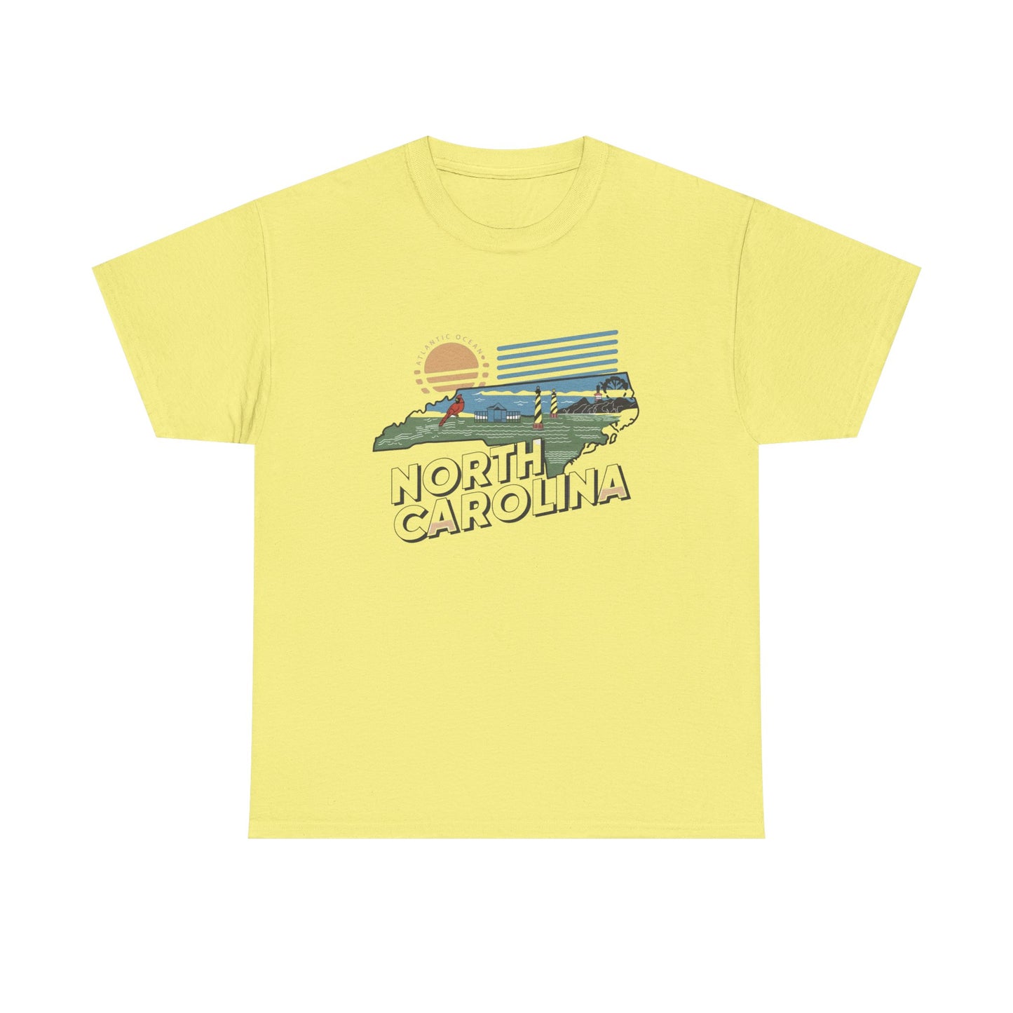 North Carolina USA Graphic T Shirt NEW Adult Tee