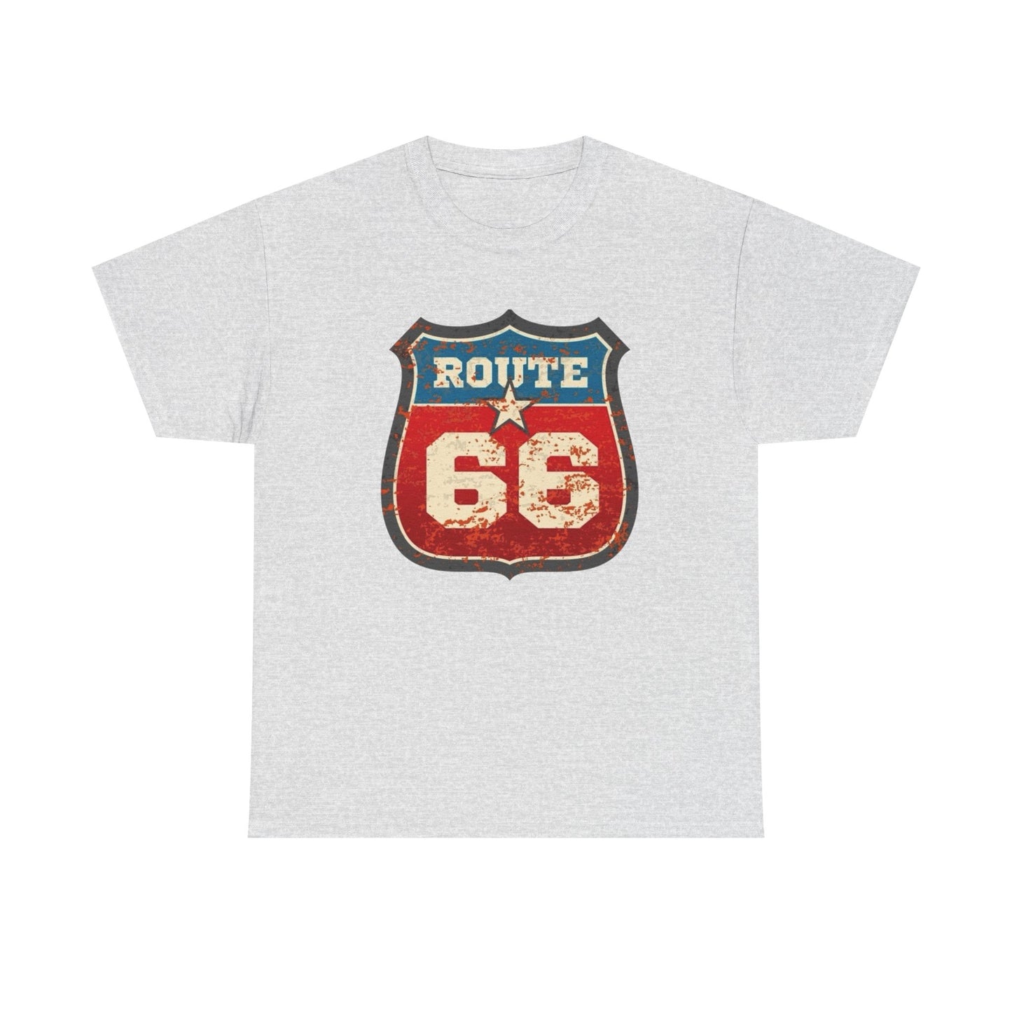 Route 66 Muscle Car Tour Graphic T-Shirt Cotton Tee New Gift Vintage