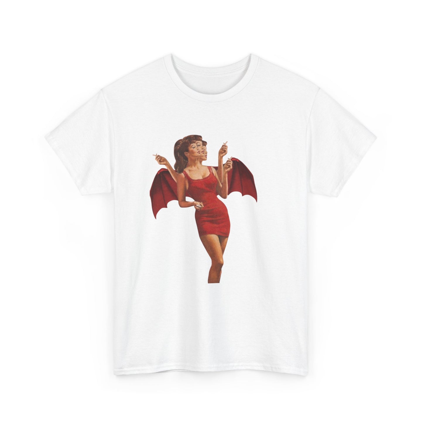 She Devil Vintage Graphic T-Shirt Women's Heavy Comfy Cotton Tee