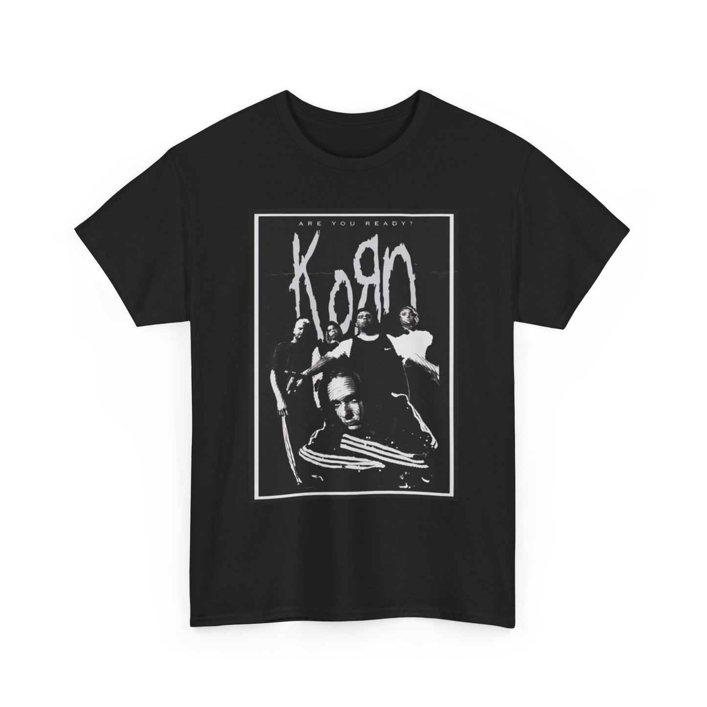 Korn Graphic T Shirt Vintage Rock Band Merch Unisex Heavy Cotton Tee