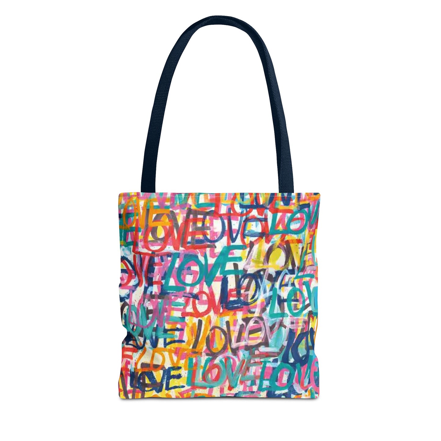 LOVE Multi Color BRAND NEW Modern Purse - Pocketbook - Travel Tote Bag (AOP)