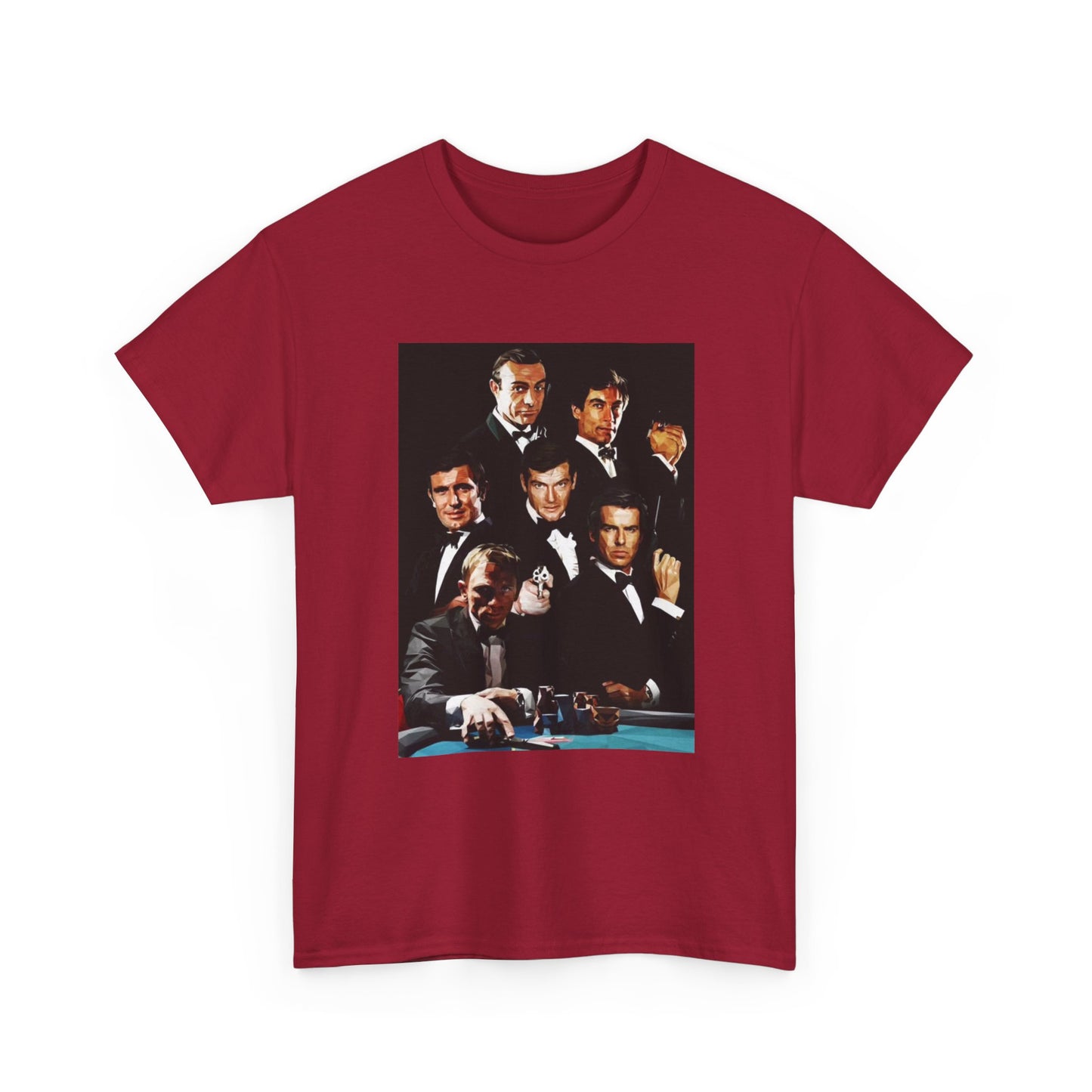 James Bond T-shirt Vintage Bond Collection Merch Unisex Heavy Cotton Tee