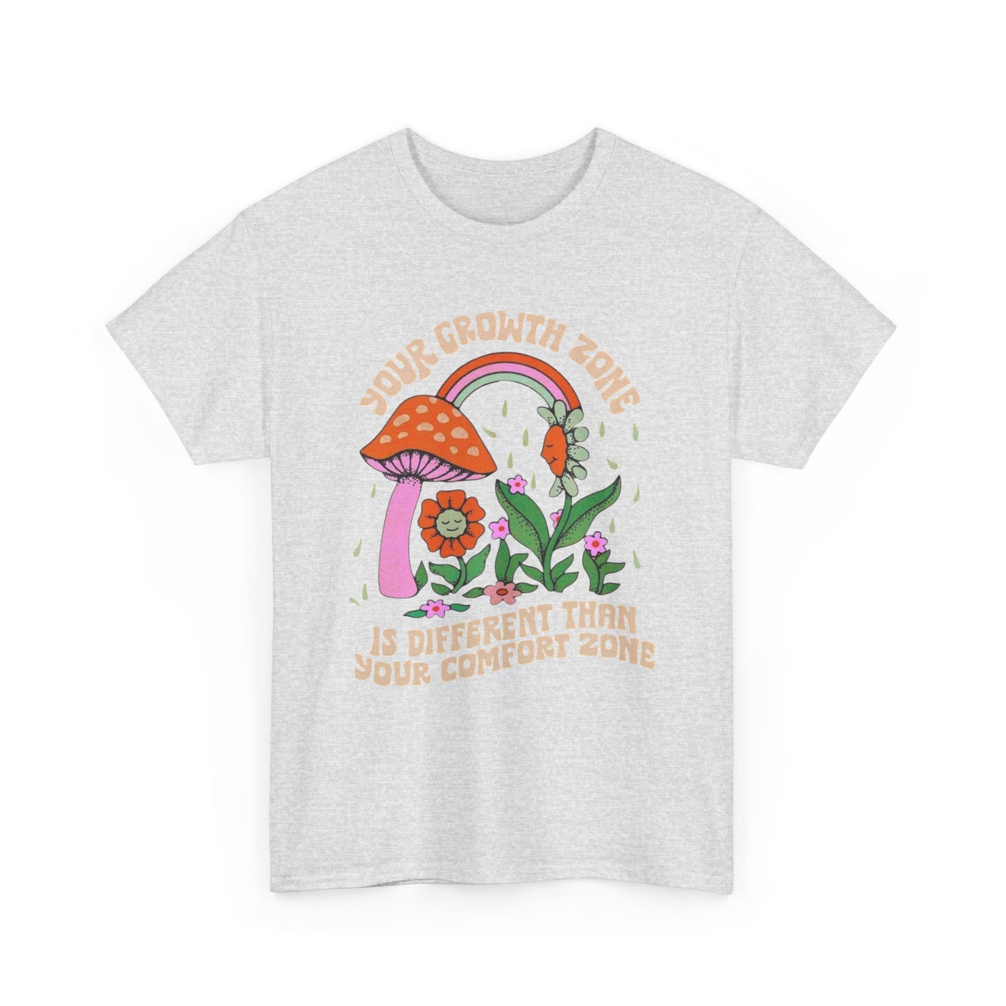 Your Growth Zone Graphic T Shirt Unisex Heavy Cotton Tee