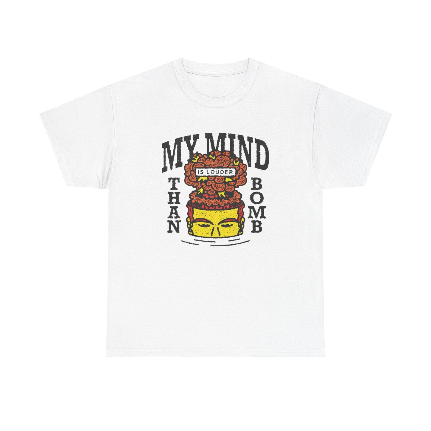 Loud Mind Graphic T Shirt ADULT NEW Unisex Heavy Cotton Tee