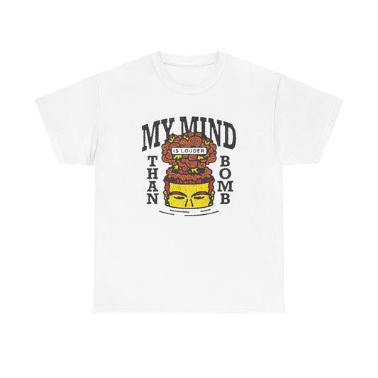 Loud Mind Graphic T Shirt ADULT NEW Unisex Heavy Cotton Tee