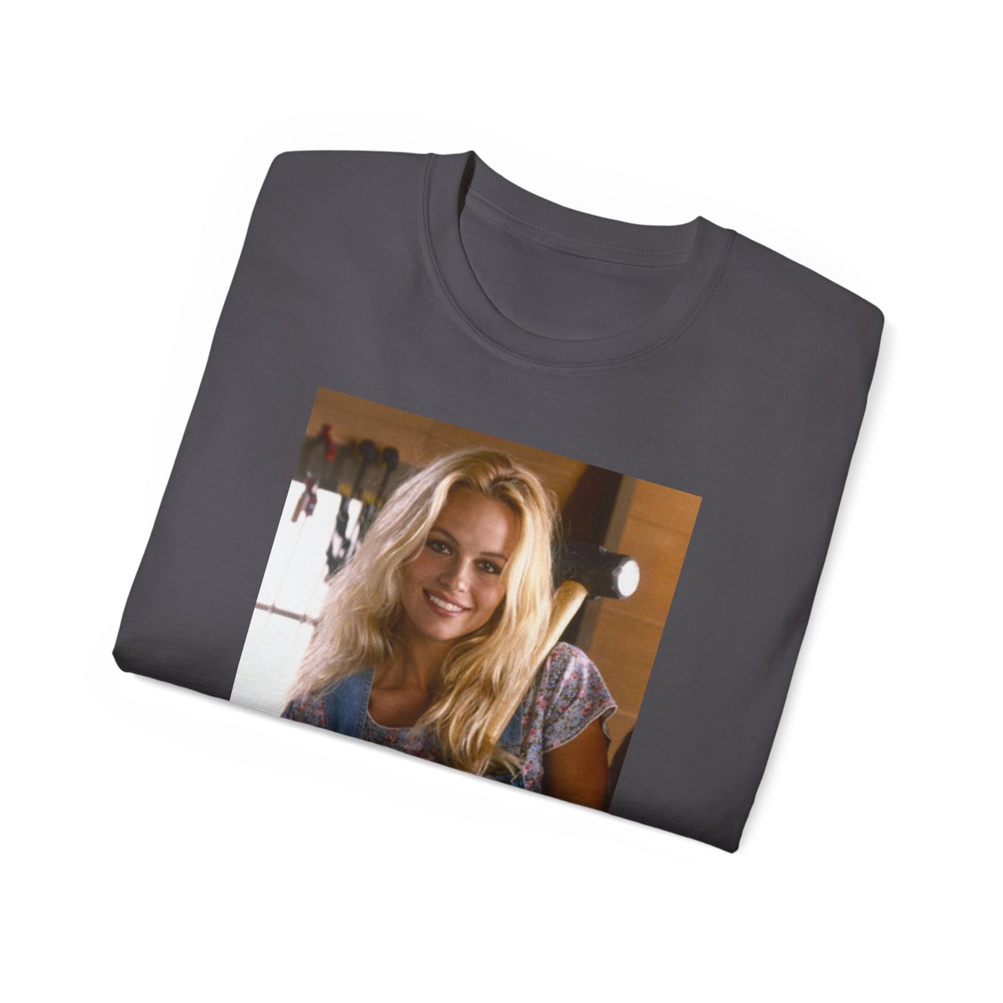 Pam Anderson playboy tool time 90s vintage Unisex Ultra Cotton Tee