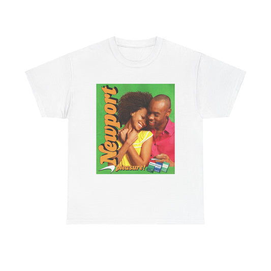NewPort Cigarette Tshirt Vintage Ad Poster Retro Unisex Heavy Cotton Tee