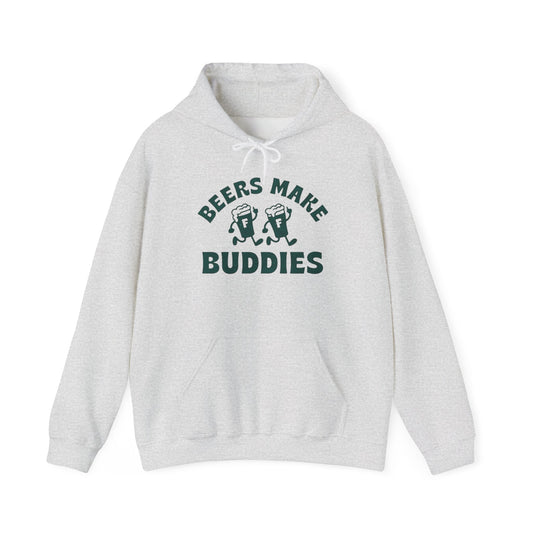 Beers Make Buddies Graphic Hoodie Unisex Heavy Blend™ Hooded Sweatshirt