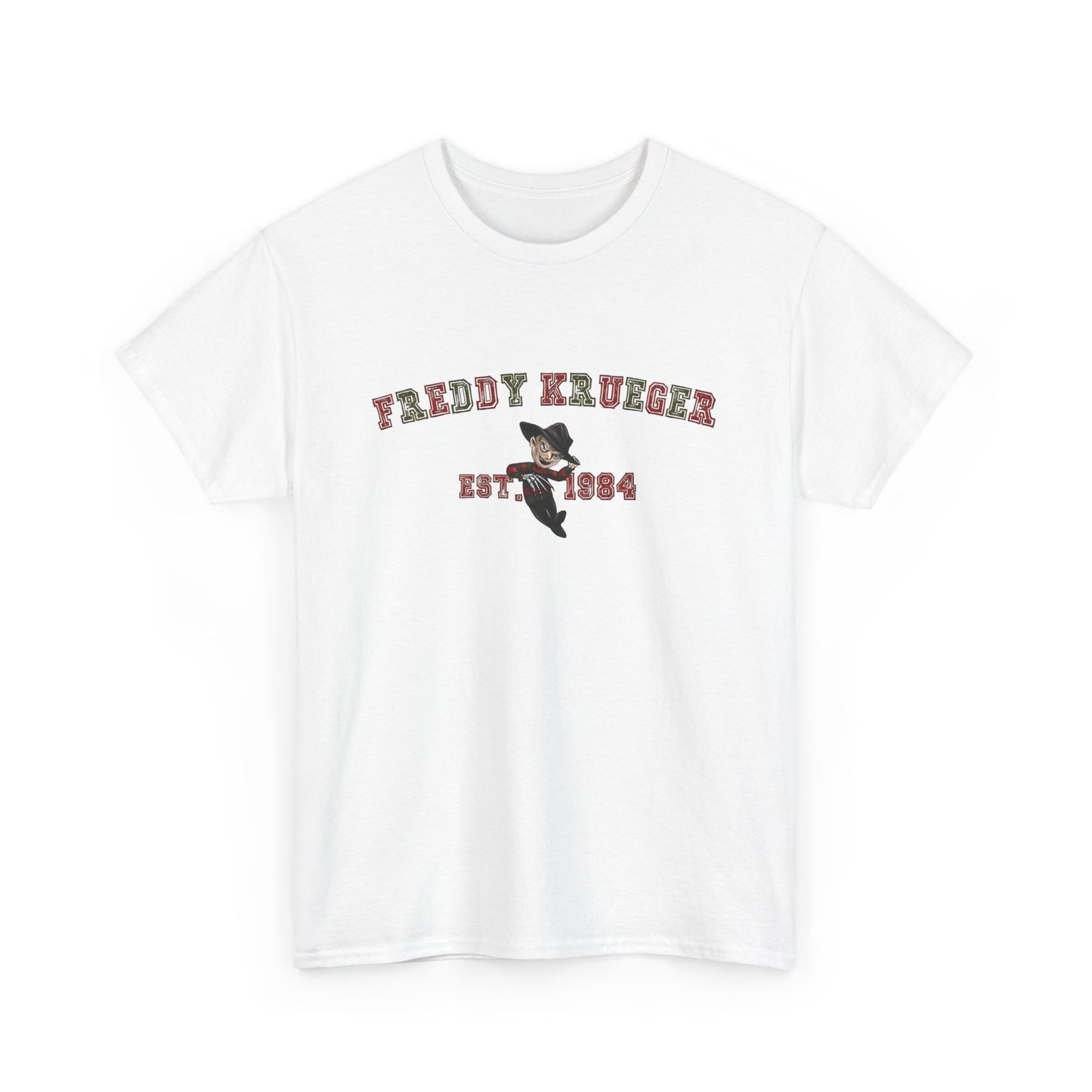 Freddy Krueger Graphic T Shirt Vintage Horror Movie Unisex Heavy Cotton Tee