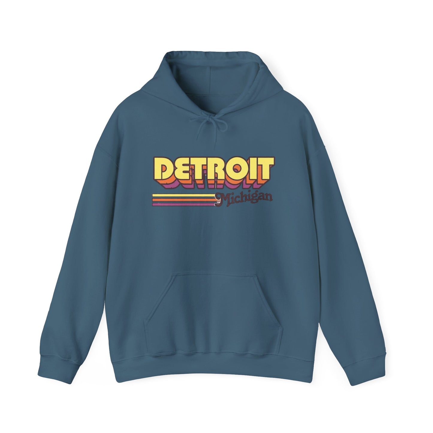 Detroit Michigan Graphic Hoodie Heavy Blend™ NEW Sweatshirt