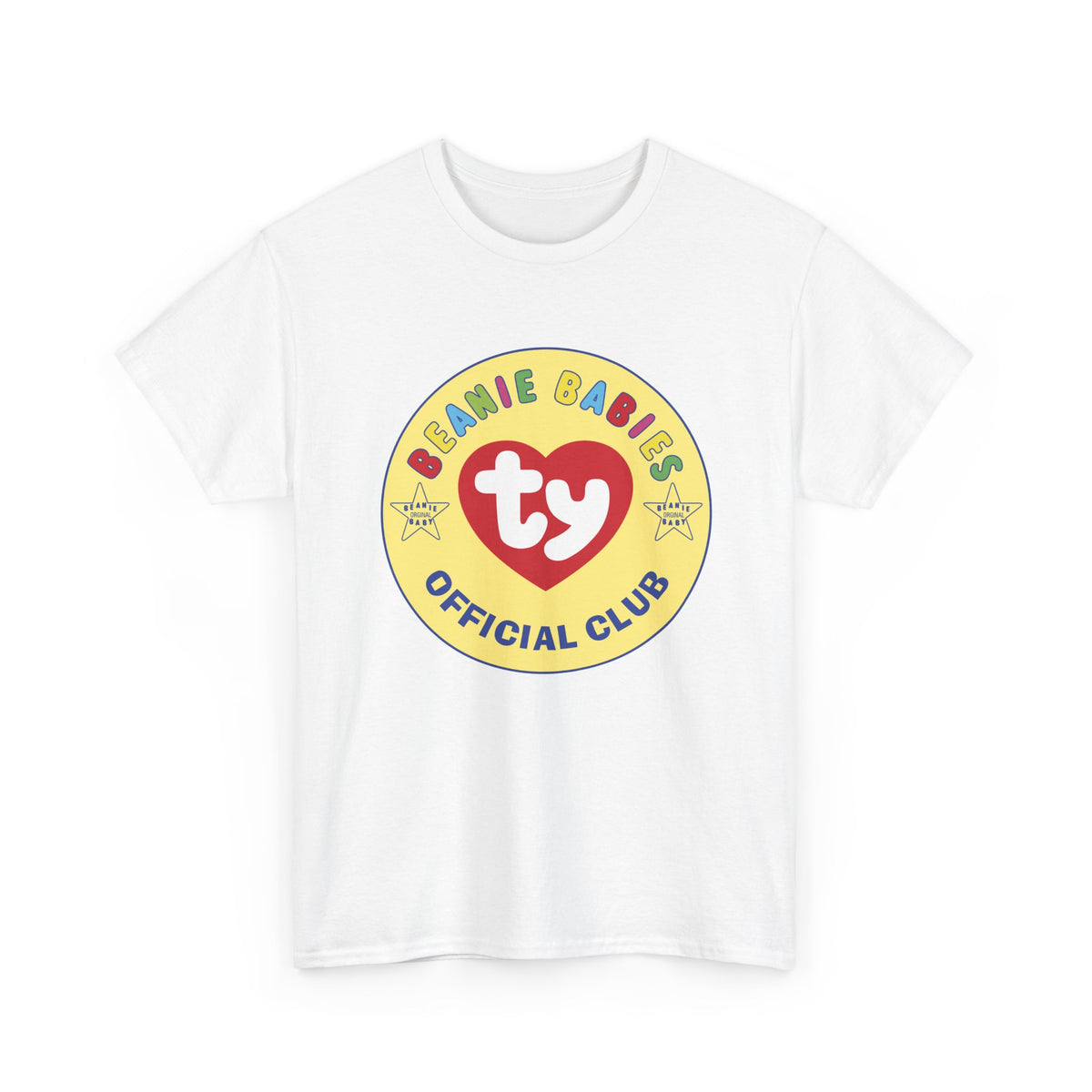 Beanie Babies Ty Toys Tshirt Retro Official Club Collectors Unisex Heavy Cotton