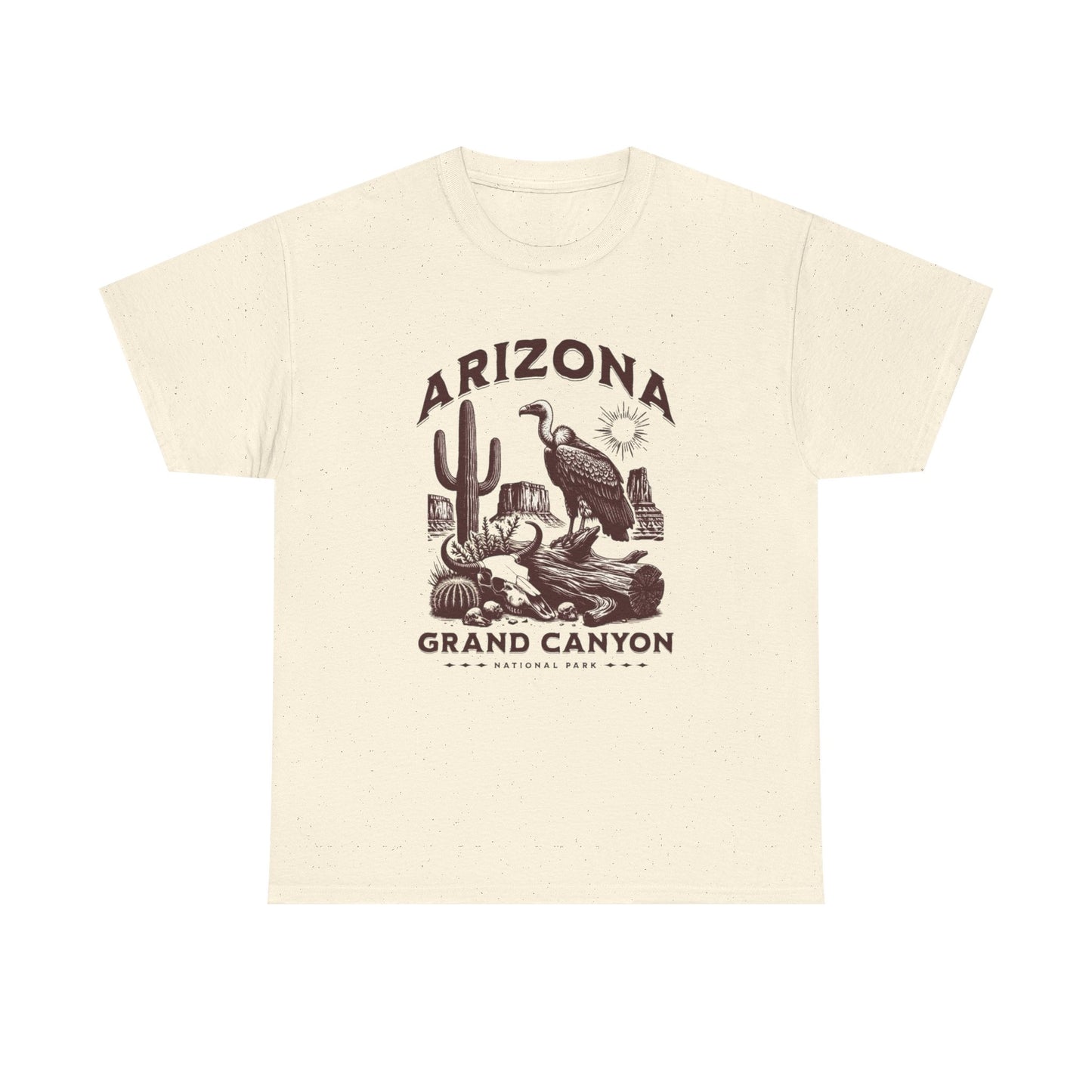 Arizona Grand Canyon Graphic T Shirt Unisex Heavy Cotton Tee