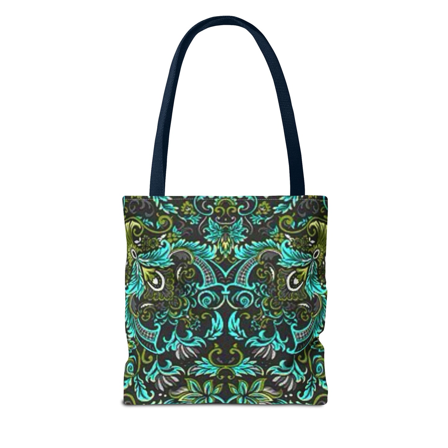 Multi Color BRAND NEW MODERN Black And Green Tote Bag (AOP)
