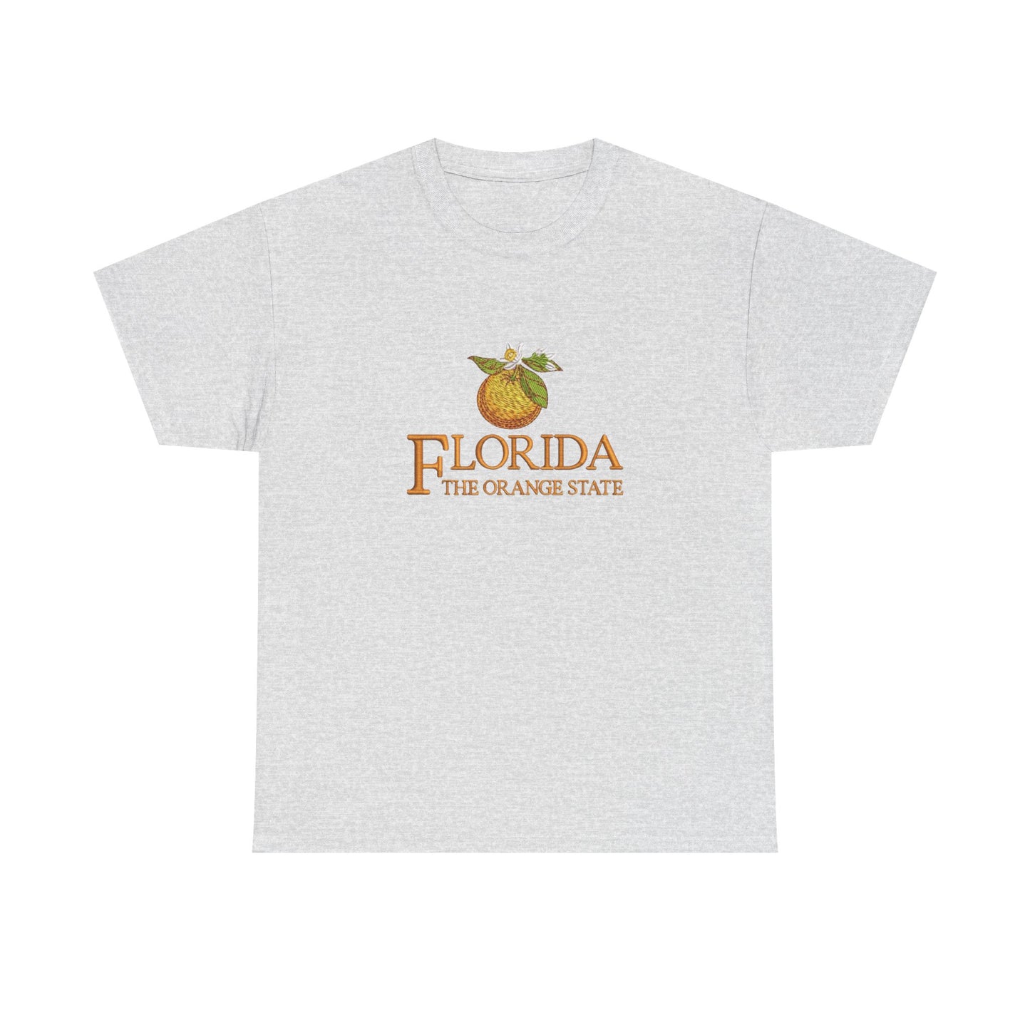 Florida The Orange State Graphic T Shirt NEW Unisex Heavy Cotton Tee