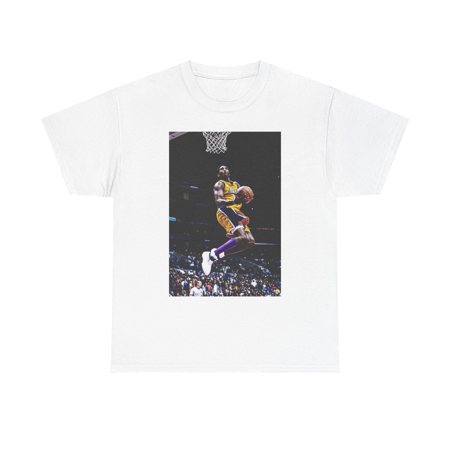 Kobe BasketBall Tshirt Vintage Lakers Retro Dunk Unisex Heavy Los Angles Cali