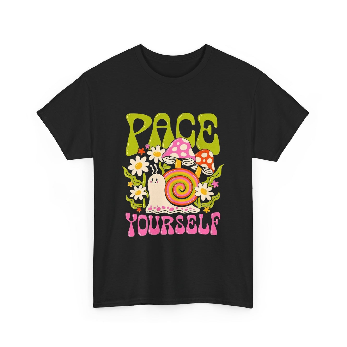 Pace Yourself T Shirt Unisex Heavy Cotton Tee