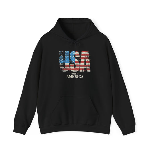 USA Made In America Graphic Hoodie Men's Heavy Blend™ Hooded Sweatshirt